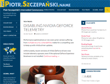 Tablet Screenshot of piotr.szczepanski.name